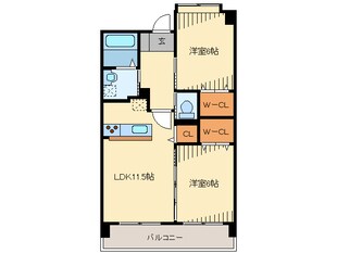 ホクリマンションⅠの物件間取画像